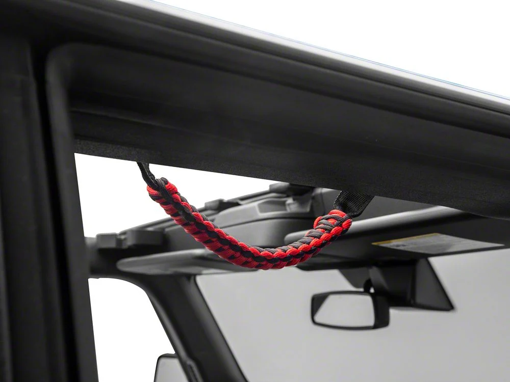 RedRock Paracord Grab Handles; Red (21-25 Bronco) - Image 5