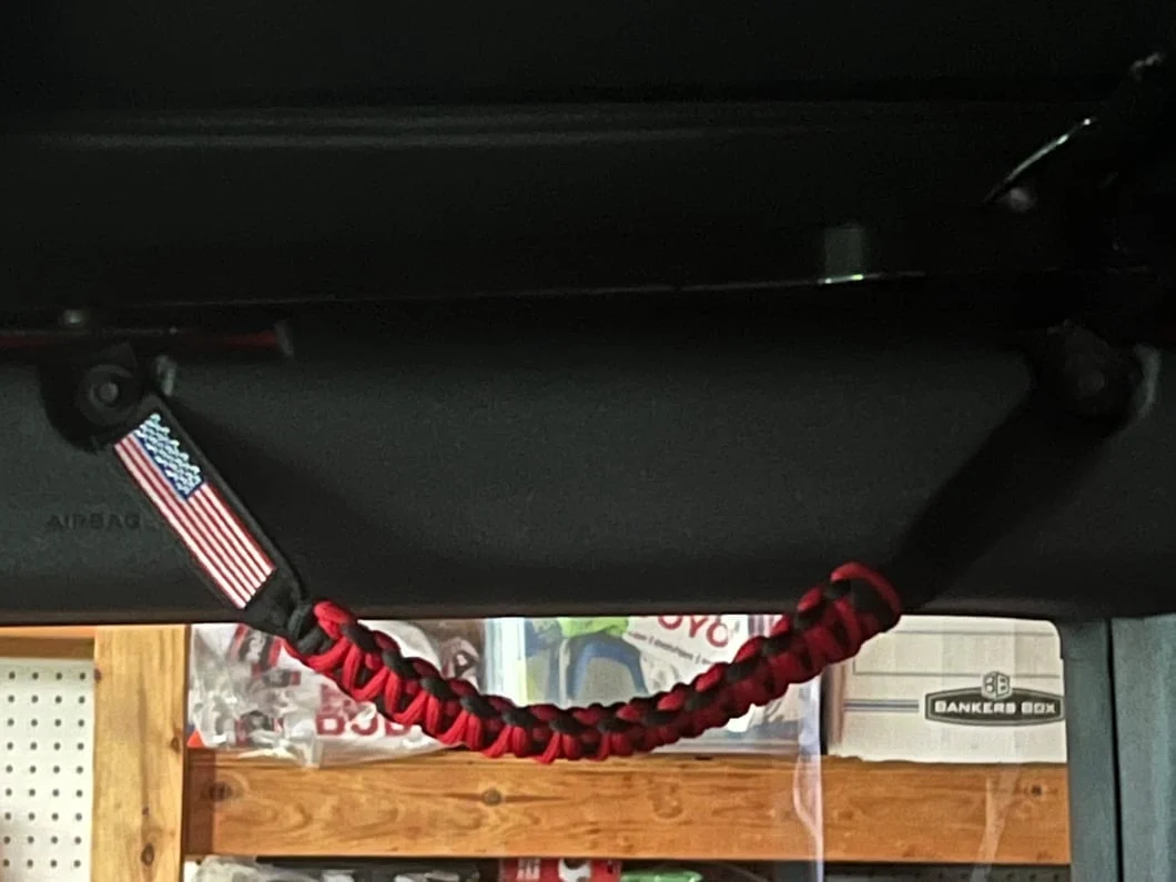RedRock Paracord Grab Handles; Red (21-25 Bronco) - Image 9