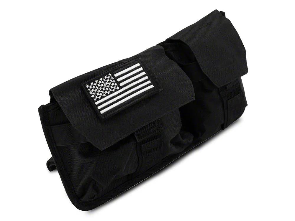 RedRock Passenger Storage Bag with Flag Logo (20-25 Jeep Gladiator JT) - Image 2
