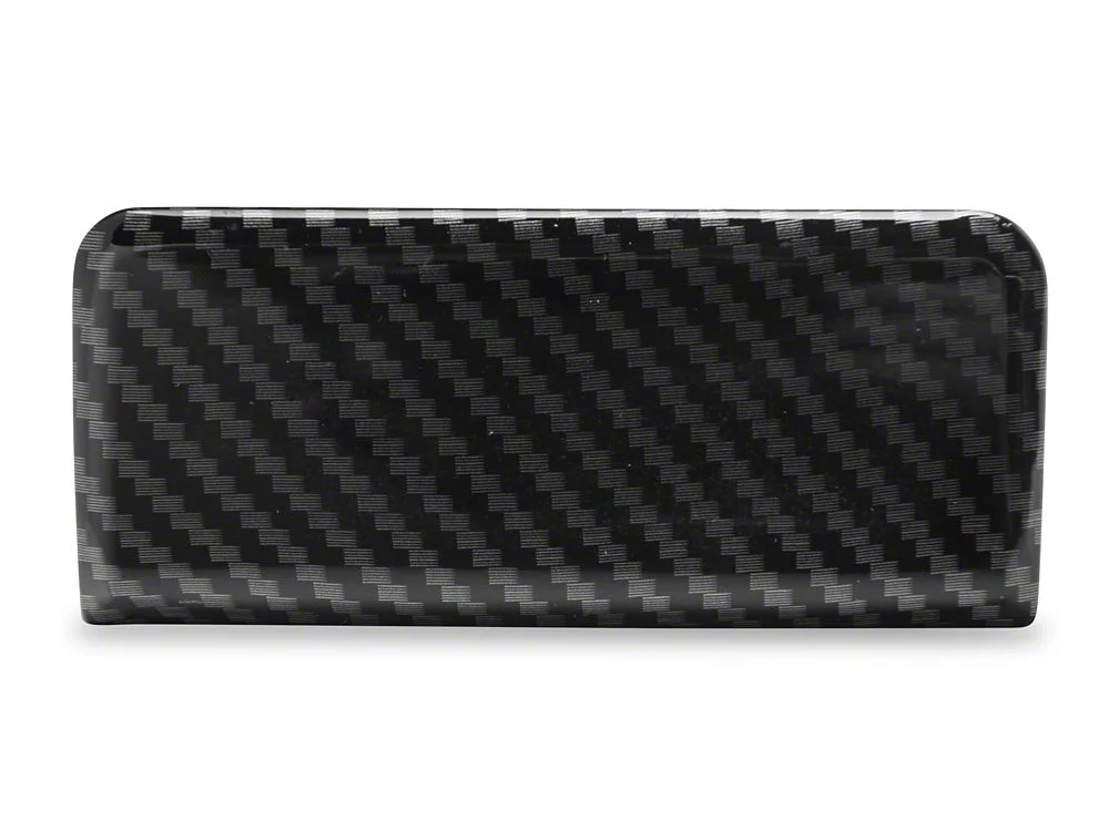 RedRock Passenger Storage Compartment Trim; Carbon Fiber (13-18 RAM 1500) - Image 3