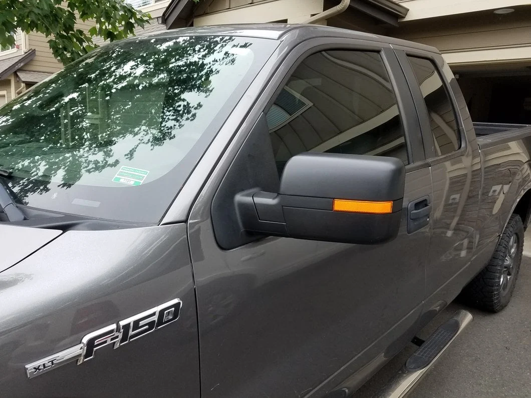 RedRock Performance Powered Mirrors; Black (04-12 F-150) - Image 7
