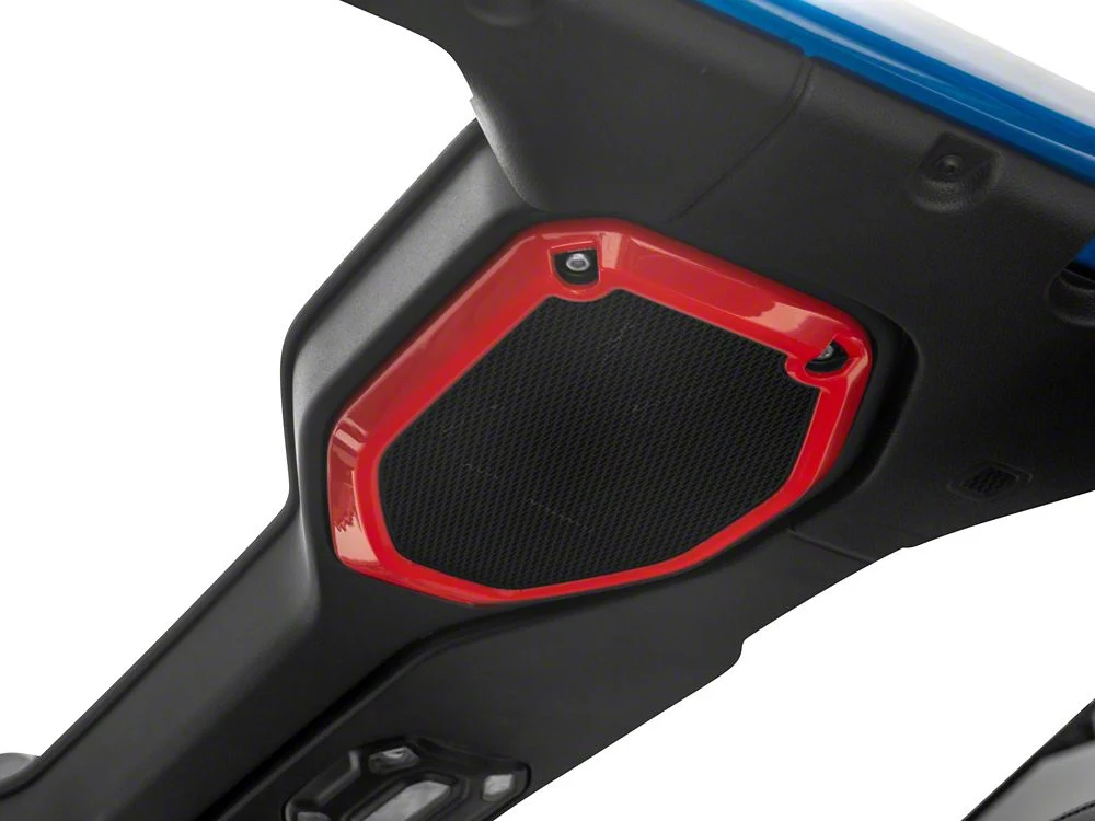 RedRock Pillar and Roof Speaker Trim; Red (20-23 Jeep Gladiator JT) - Image 2