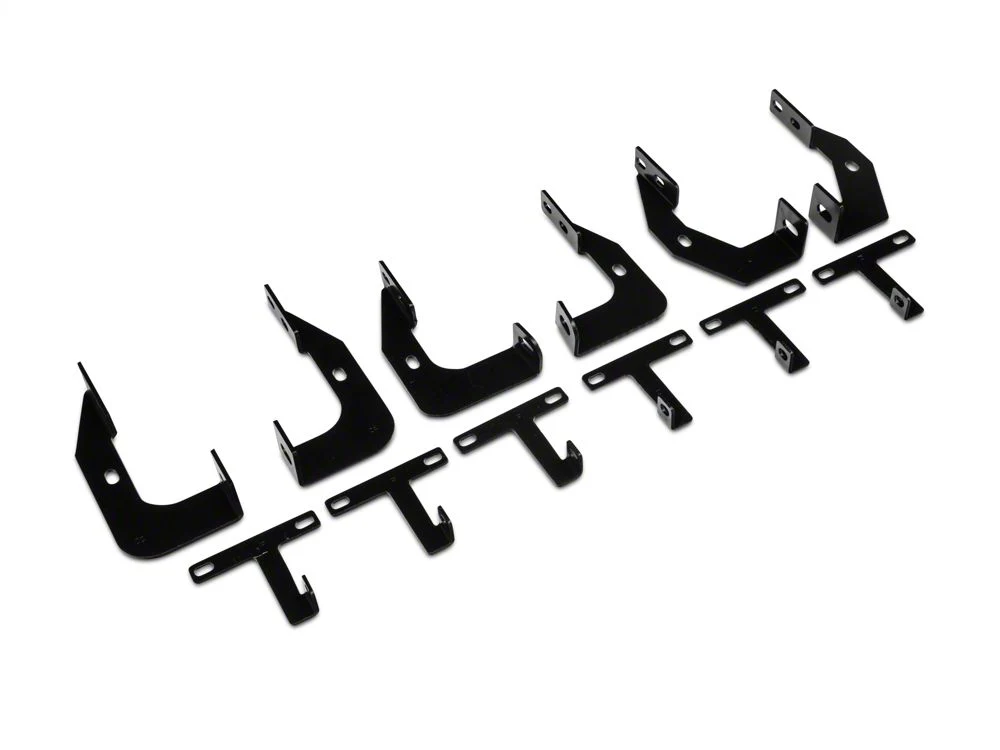 RedRock Pinnacle Oval Bent End Side Step Bars; Textured Black (07-18 Jeep Wrangler JK 4-Door) - Image 12