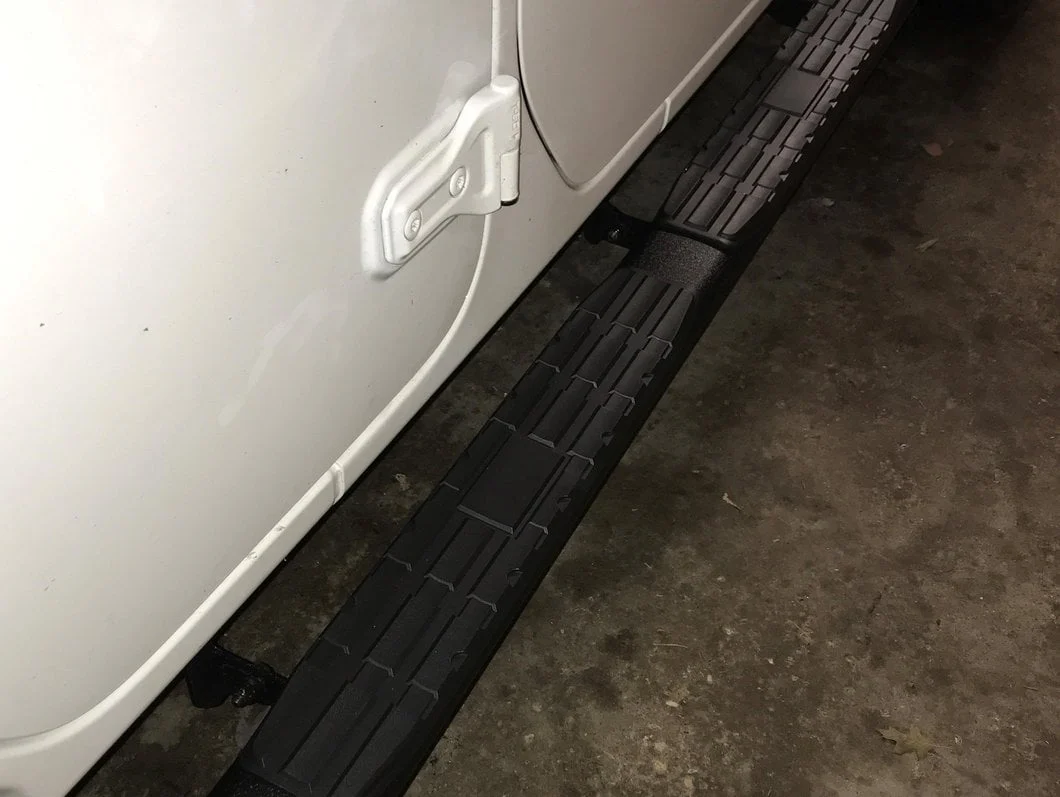 RedRock Pinnacle Oval Bent End Side Step Bars; Textured Black (18-25 Jeep Wrangler JL 4-Door) - Image 12