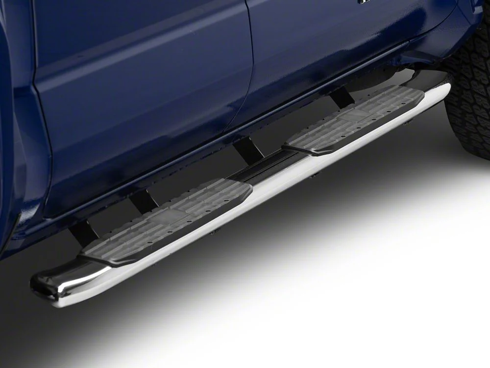 RedRock PNC Side Step Bars; Stainless Steel (24-25 Tacoma Double Cab)
