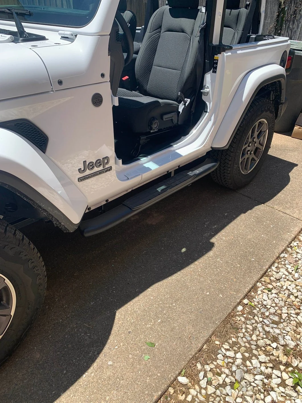 RedRock PNC Side Step Bars; Textured Black (18-25 Jeep Wrangler JL 2-Door) - Image 19