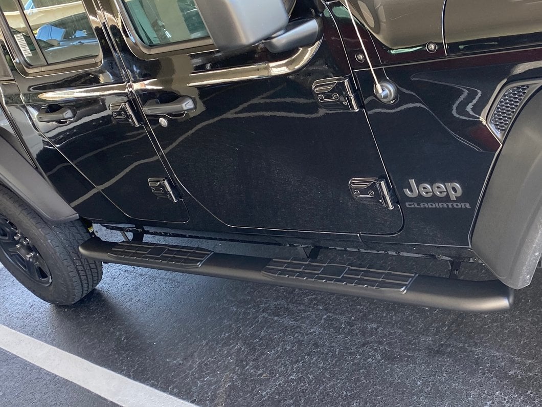 RedRock PNC Side Step Bars; Textured Black (20-25 Jeep Gladiator JT) - Image 14