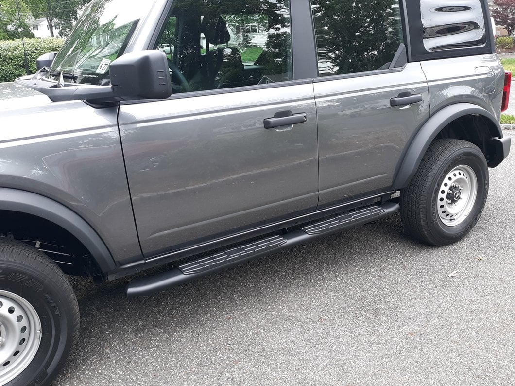 RedRock PNC Side Step Bars; Textured Black (21-25 Bronco 4-Door) - Image 15