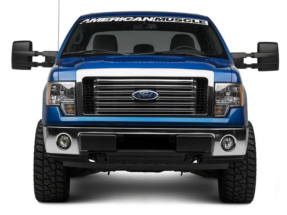 RedRock Power Adjust Heated Manual Foldaway Towing Mirrors with Puddle Lights and Turn Signals; Textured Black; Driver Side (07-12 F-150) - Image 7