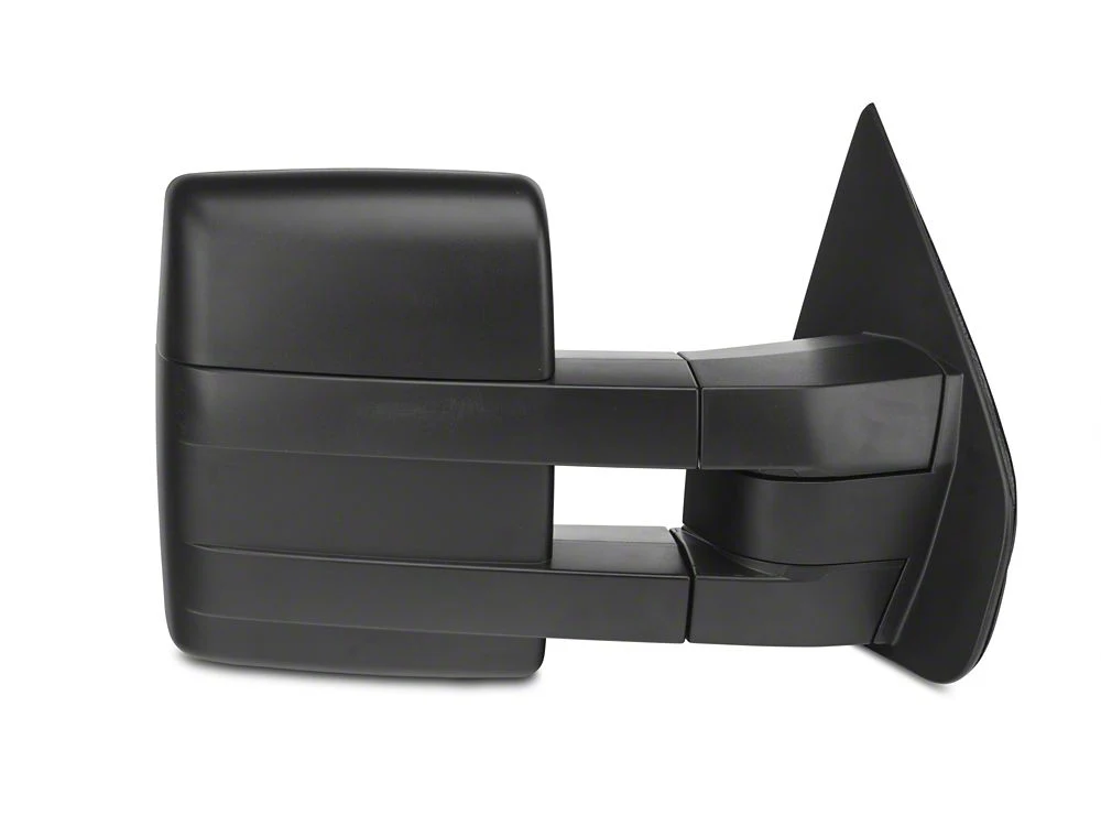 RedRock Power Adjust Heated Manual Foldaway Towing Mirrors with Puddle Lights and Turn Signals; Textured Black; Passenger Side (07-12 F-150) - Image 4