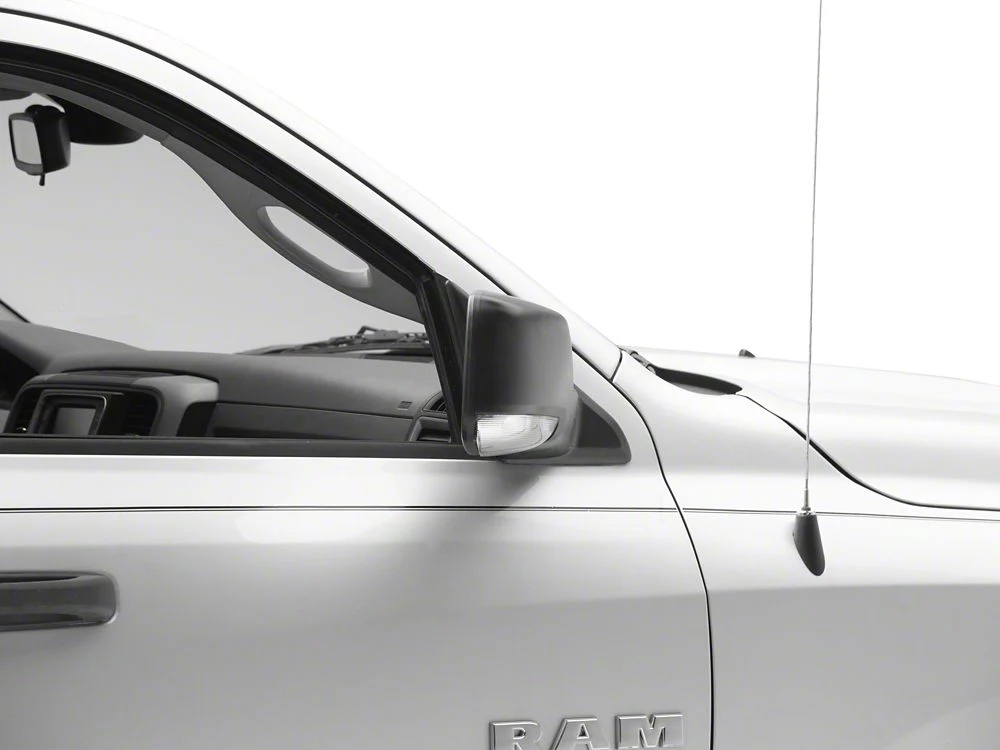 RedRock Powered Heated Manual Folding Mirror; Passenger Side; Black (13-18 RAM 1500) - Image 7