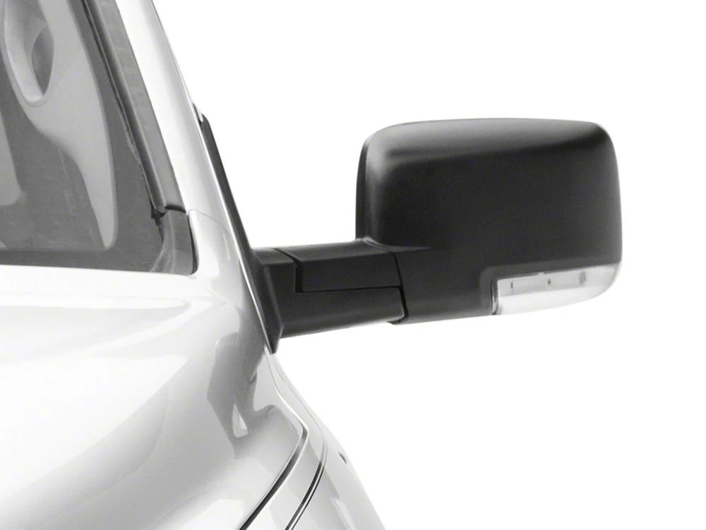 RedRock Powered Heated Manual Folding Mirror; Passenger Side; Black (13-18 RAM 1500) - Image 9