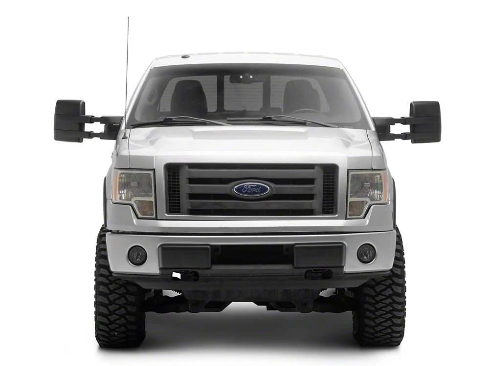RedRock Powered Heated Tow Mirrors with Puddle Light and Amber LED Turn Signals; Black (04-14 F-150) - Image 12