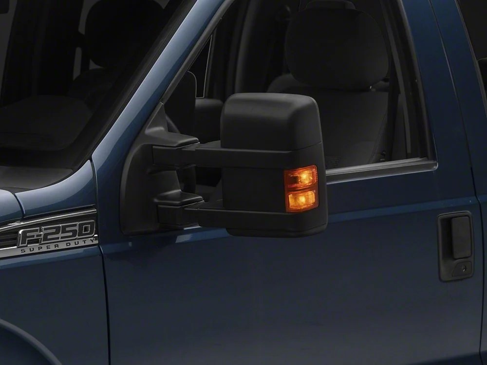 RedRock Powered Heated Towing Mirror with Amber LED Turn Signal; Driver Side (11-16 F-250 Super Duty) - Image 4