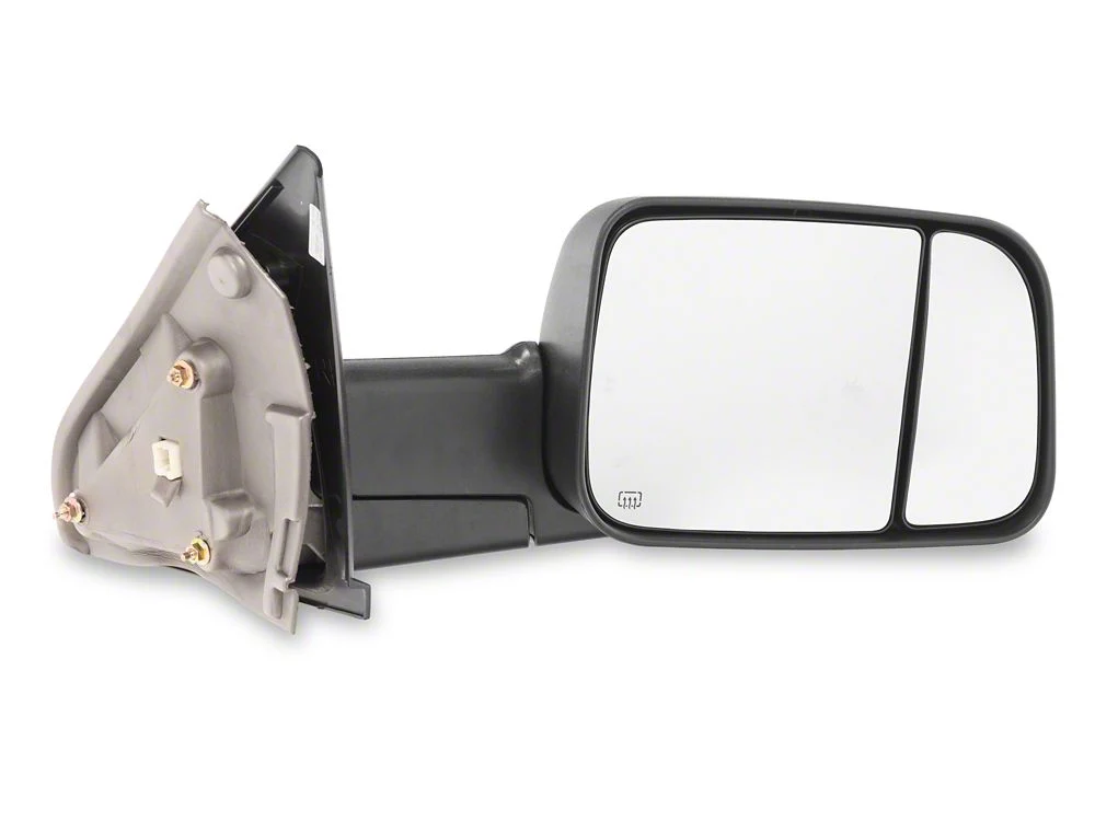 RedRock Powered Heated Towing Mirrors; Black (03-09 RAM 3500) - Image 3