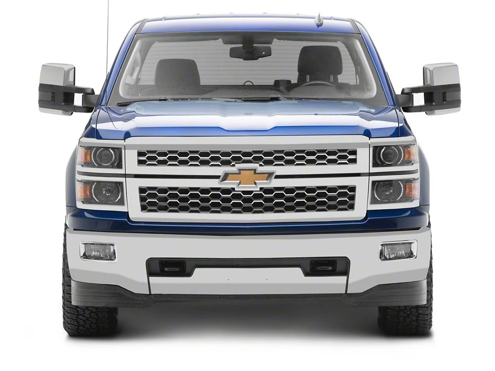 RedRock Powered Heated Towing Mirrors with Smoked Amber LED Turn Signal; Chrome (14-17 Silverado 1500) - Image 13