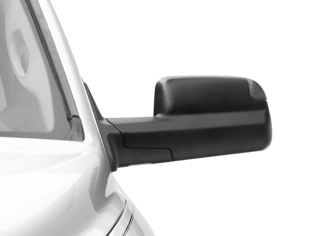 RedRock Powered Heated Towing Mirrors with Smoked Turn Signals; Black (09-18 RAM 1500) - Image 10