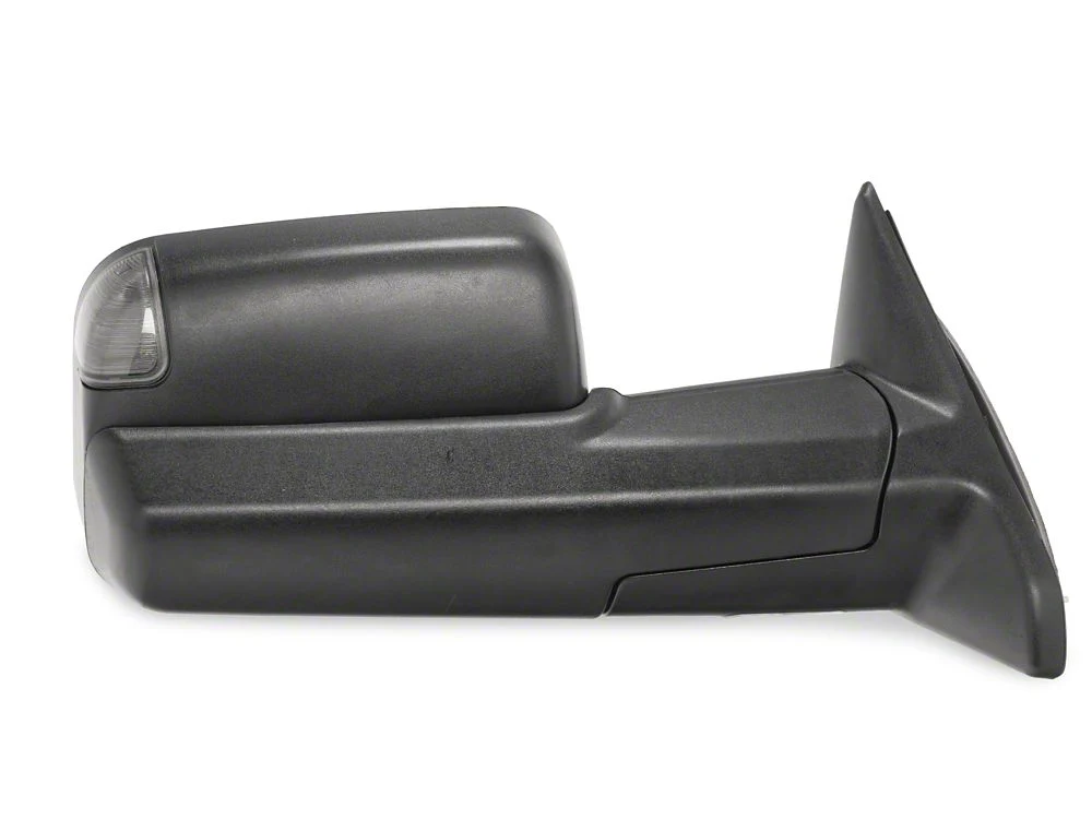 RedRock Powered Heated Towing Mirrors with Smoked Turn Signals; Black (09-18 RAM 1500) - Image 5