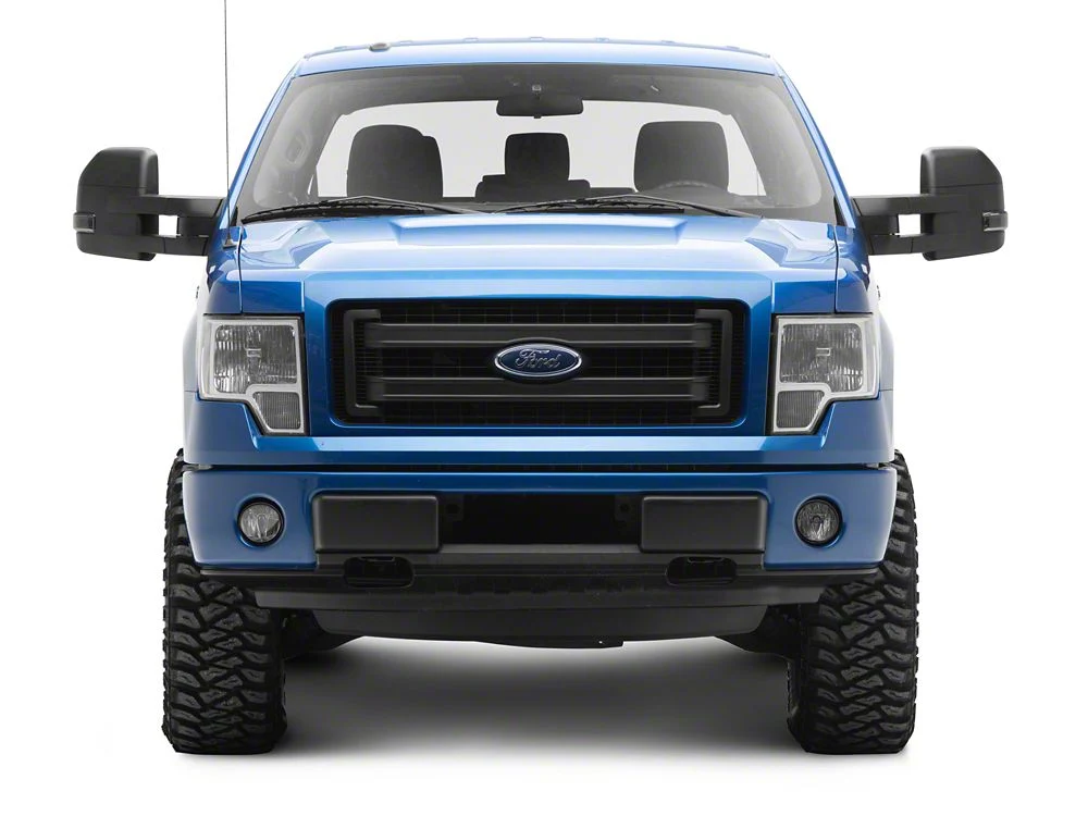 RedRock Powered Heated Towing Mirrors with Smoked Turn Signals; Textured Black (07-14 F-150) - Image 11