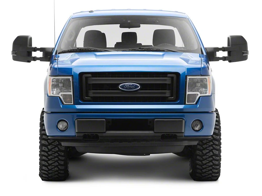 RedRock Powered Heated Towing Mirrors with Smoked Turn Signals; Textured Black (07-14 F-150) - Image 12