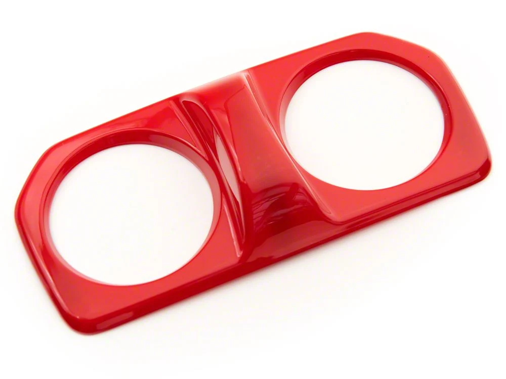 RedRock Rear HVAC Vent Trim; Red (20-25 Jeep Gladiator JT) - Image 2