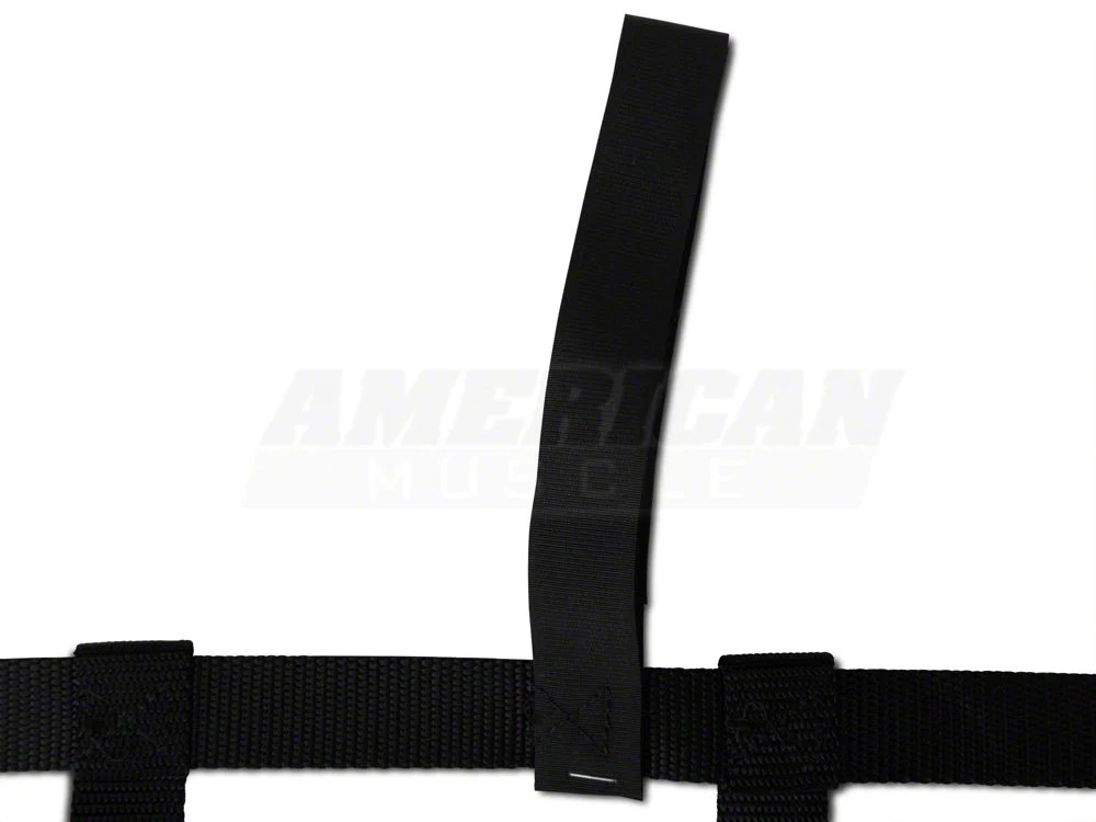 RedRock Rear Pet Barrier Net; Black (07-18 Jeep Wrangler JK 4-Door) - Image 7
