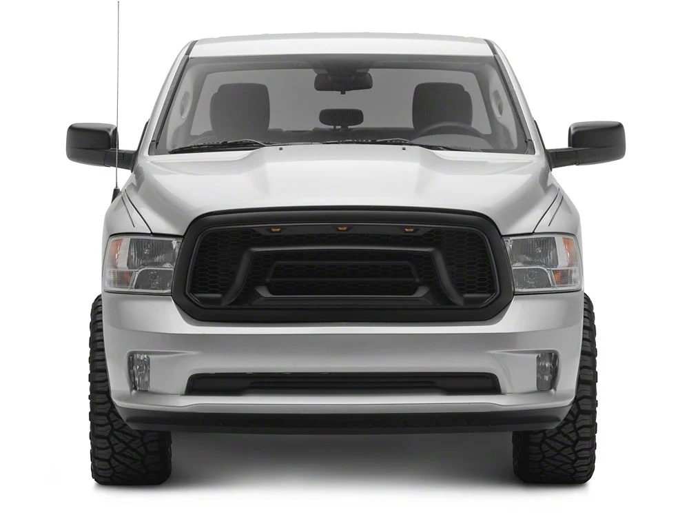 RedRock Rebel Style Upper Replacement Grille with LED DRL (13-18 RAM 1500, Excluding Rebel) - Image 13
