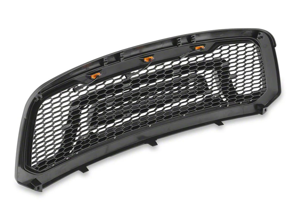 RedRock Rebel Style Upper Replacement Grille with LED DRL (13-18 RAM 1500, Excluding Rebel) - Image 5