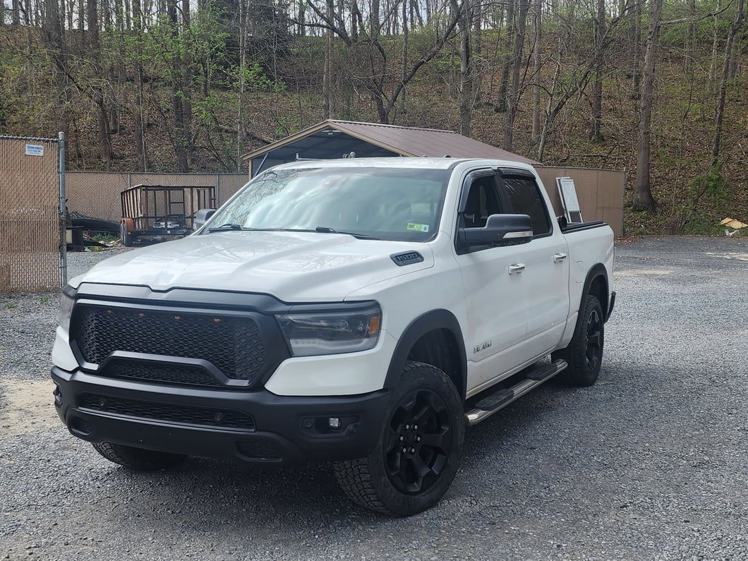 RedRock Rebel Style Upper Replacement Grille with LED DRL; Matte Black (19-24 RAM 1500 Big Horn, Laramie, Lone Star, Tradesman, Excluding Classic) - Image 14
