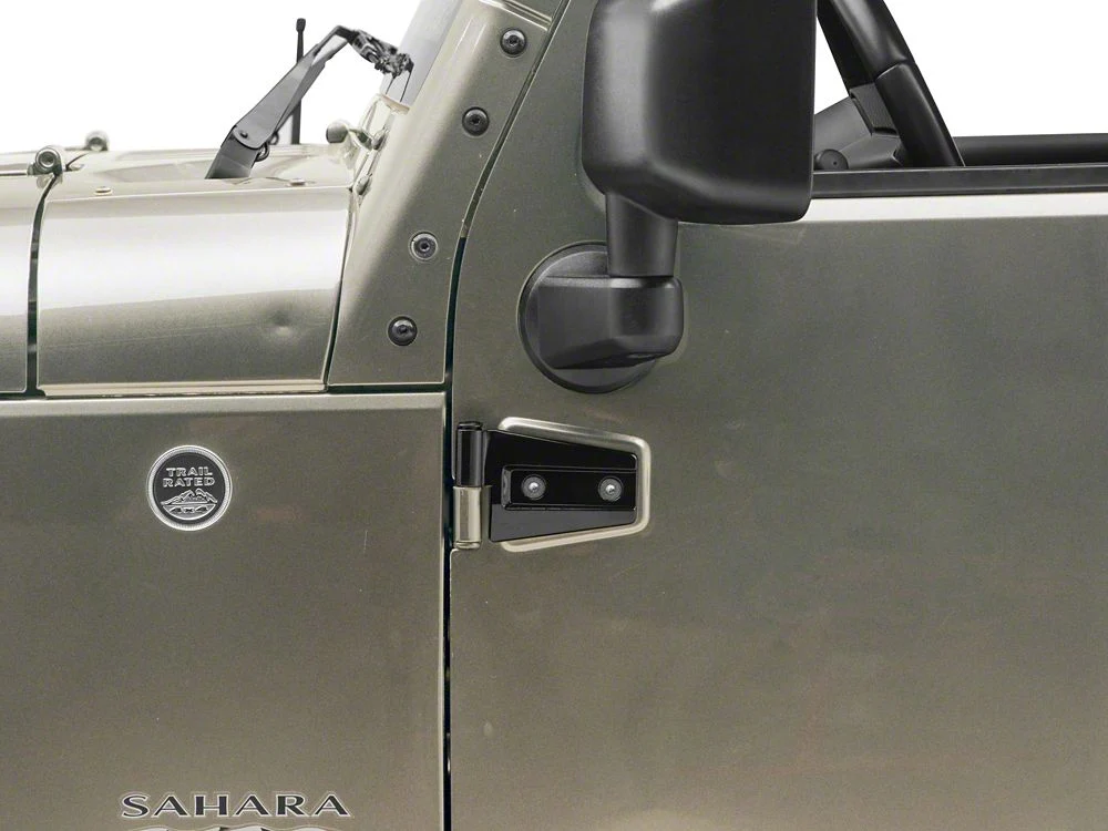 RedRock Replacement Body Side and Exterior Door Hinges (07-18 Jeep Wrangler JK 4-Door) - Image 3