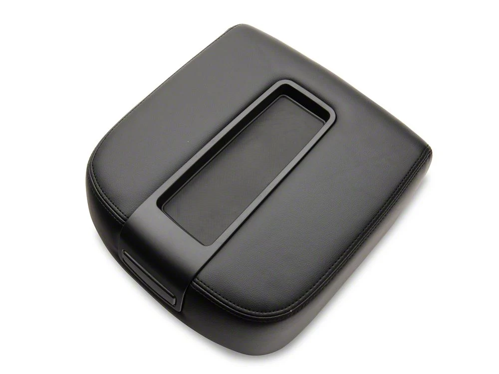 RedRock Replacement Center Console Arm Rest Cover; Black (07-13 Sierra 1500) - Image 2