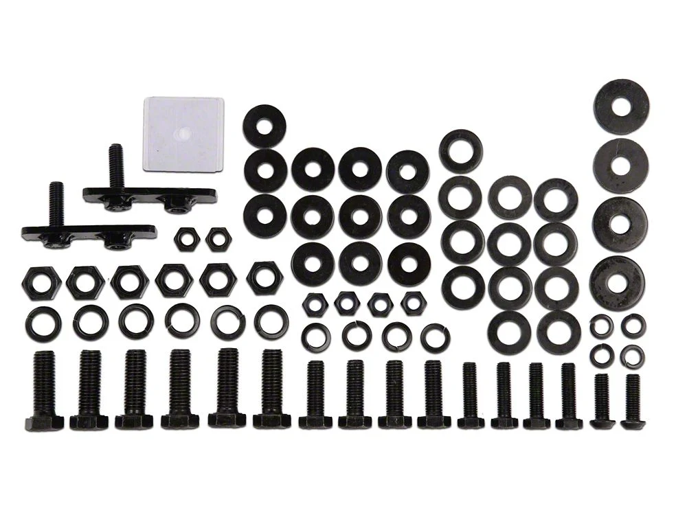 RedRock Replacement Grille Guard Hardware Kit for J122640-JL Only (18-25 Jeep Wrangler JL) - Image 2