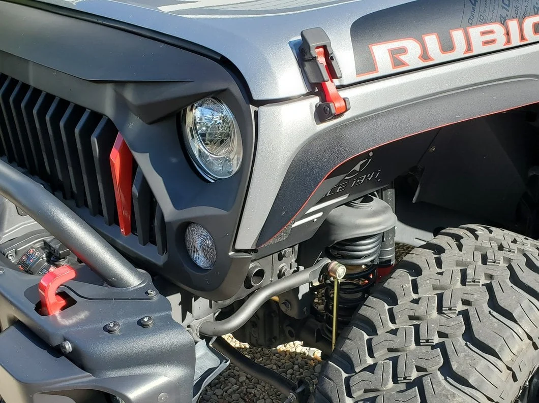 RedRock Replacement Hood Latch Straps; Red (07-18 Jeep Wrangler JK) - Image 8