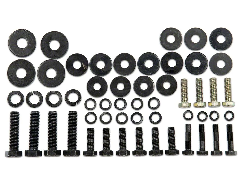 RedRock Replacement Side Step Bar Hardware Kit for J100544 Only (04-06 Jeep Wrangler TJ Unlimited) - Image 2
