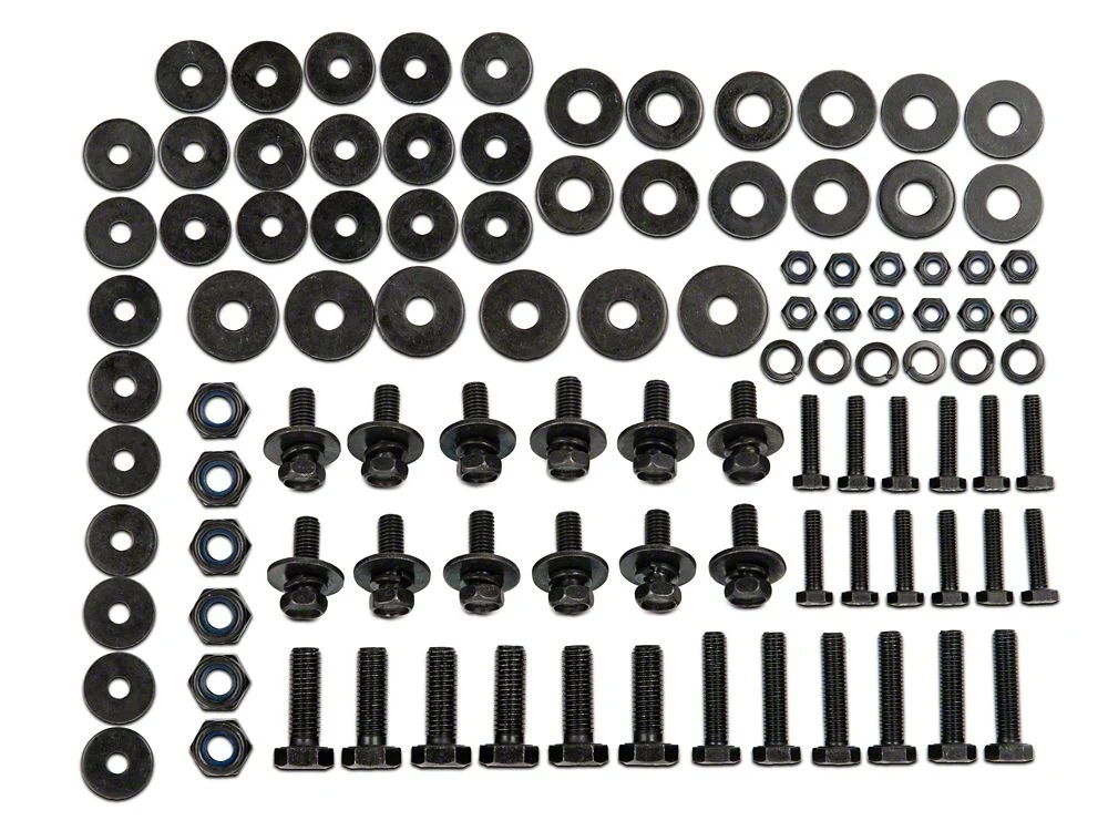 RedRock Replacement Side Step Bar Hardware Kit for J122286-JL Only (18-25 Jeep Wrangler JL 4-Door) - Image 2