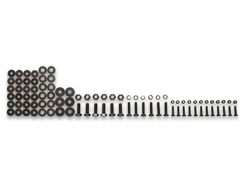 RedRock Replacement Side Step Bar Hardware Kit for J122287-JL Only (18-25 Jeep Wrangler JL 4-Door) - Image 2