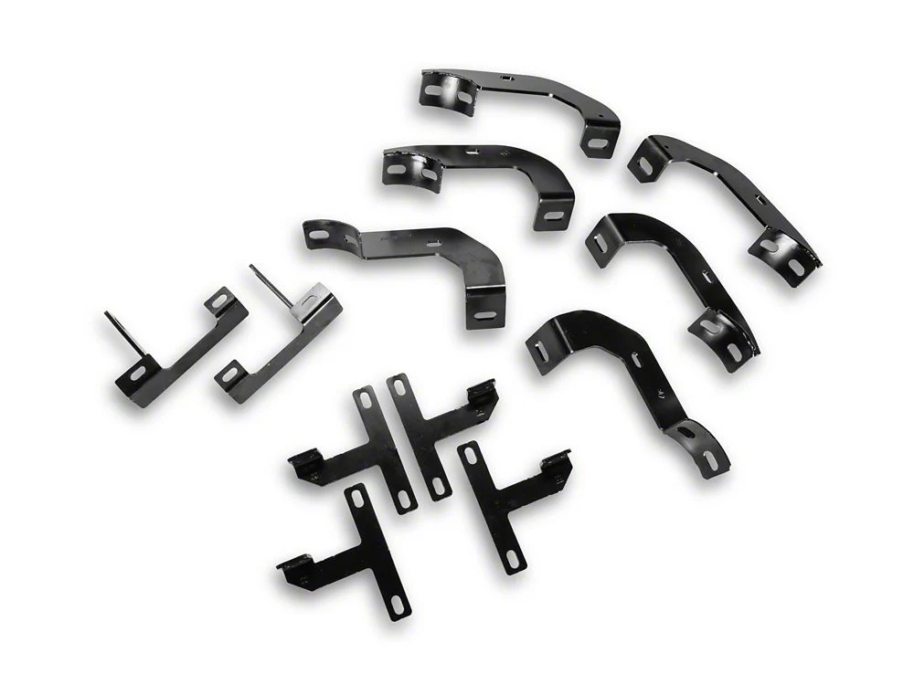RedRock Replacement Side Step Bar Hardware Kit for J122288-JL Only (18-25 Jeep Wrangler JL 4-Door) - Image 2