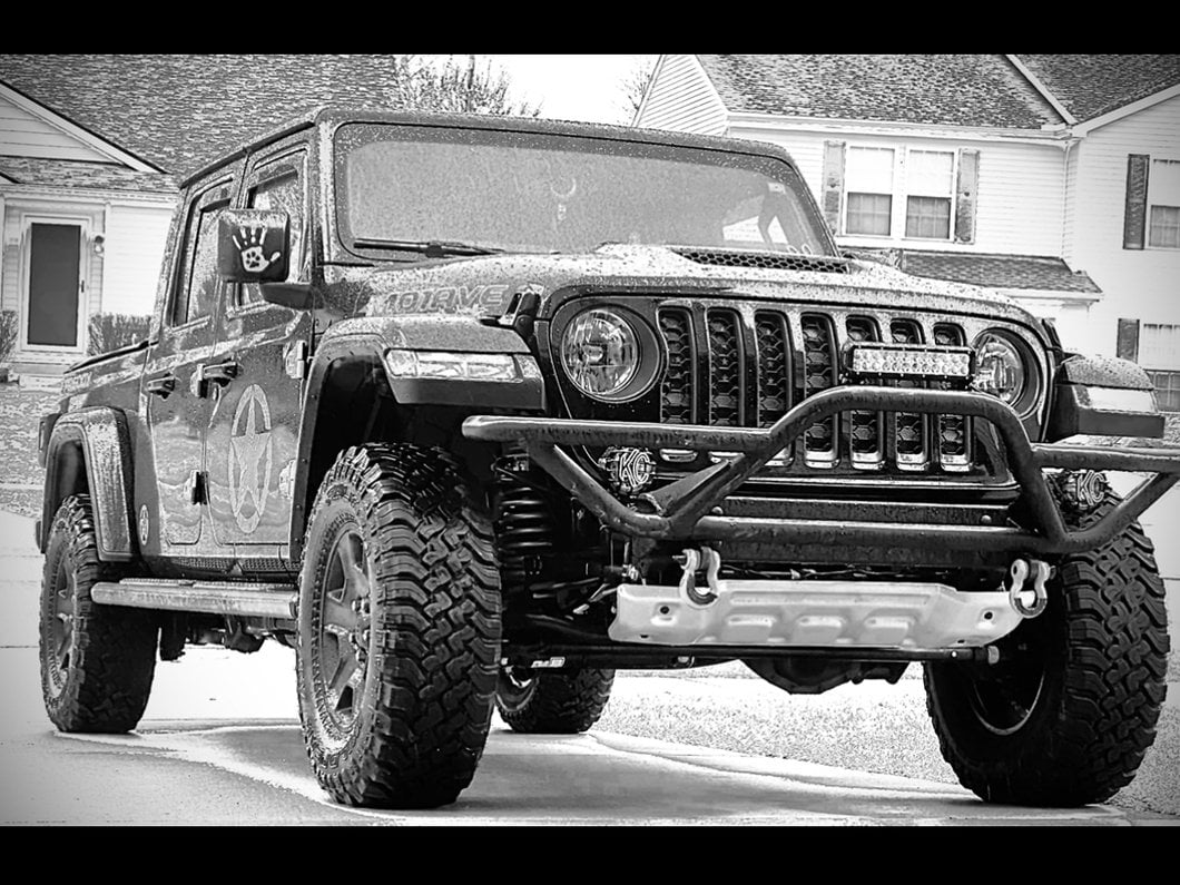 RedRock Rock Crawler Front Grille Guard; Textured Black (20-25 Jeep Gladiator JT) - Image 11