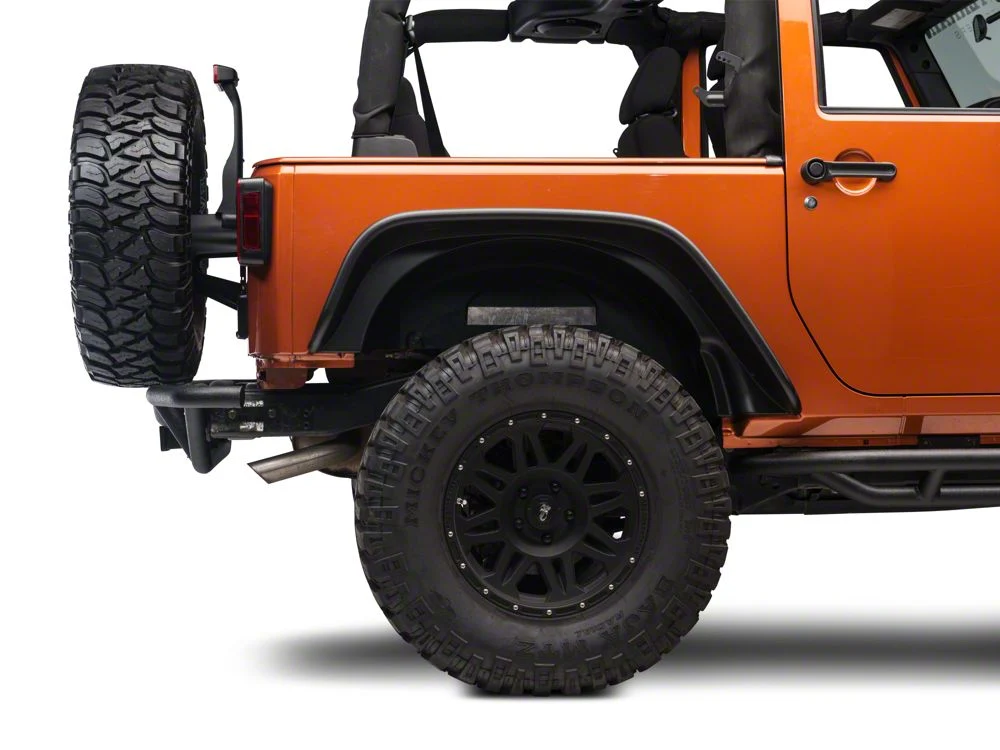 RedRock Rock Crawler Rear Bumper; Textured Black (07-18 Jeep Wrangler JK) - Image 3