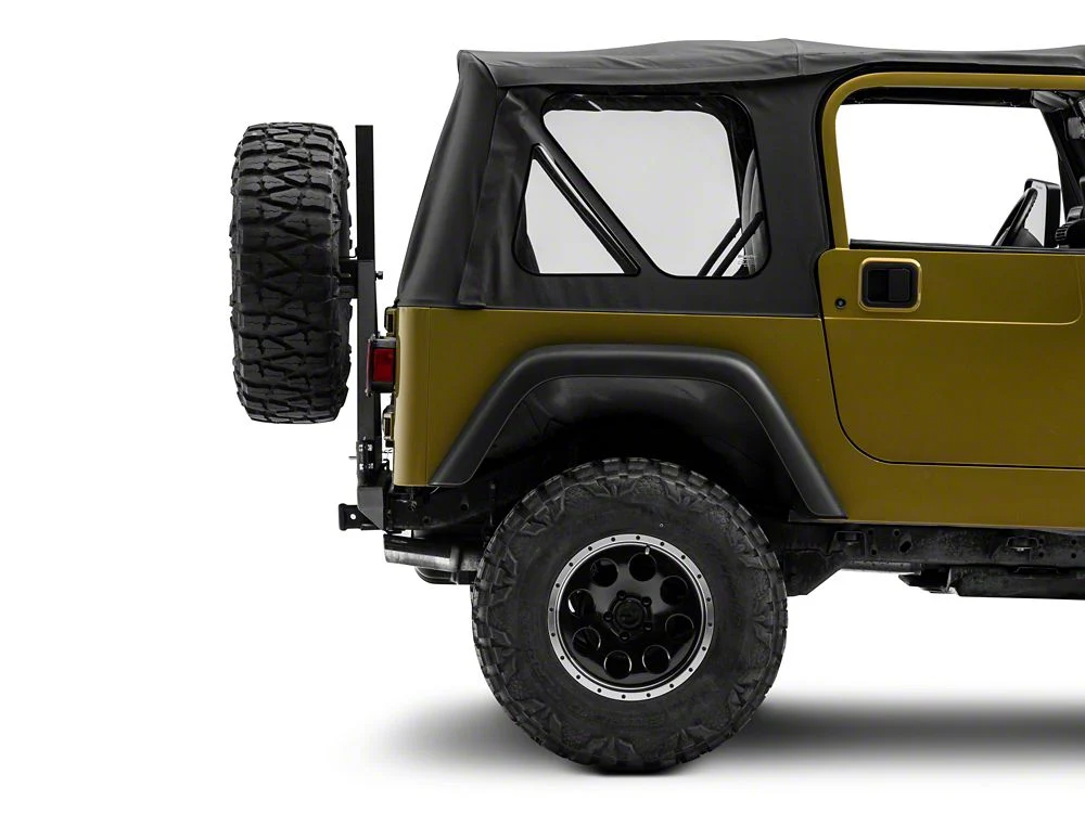 RedRock Rock Crawler Rear Bumper with Tire Carrier; Textured Black (87-06 Jeep Wrangler YJ & TJ) - Image 5