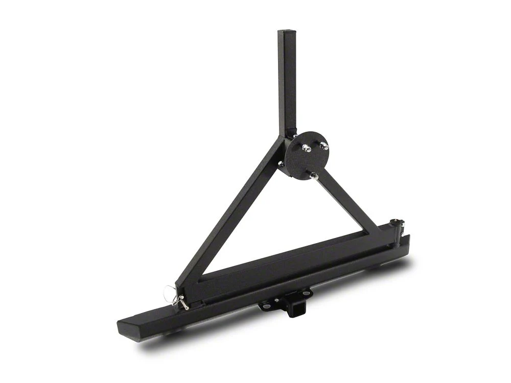 RedRock Rock Crawler Rear Bumper with Tire Carrier; Textured Black (87-06 Jeep Wrangler YJ & TJ) - Image 8