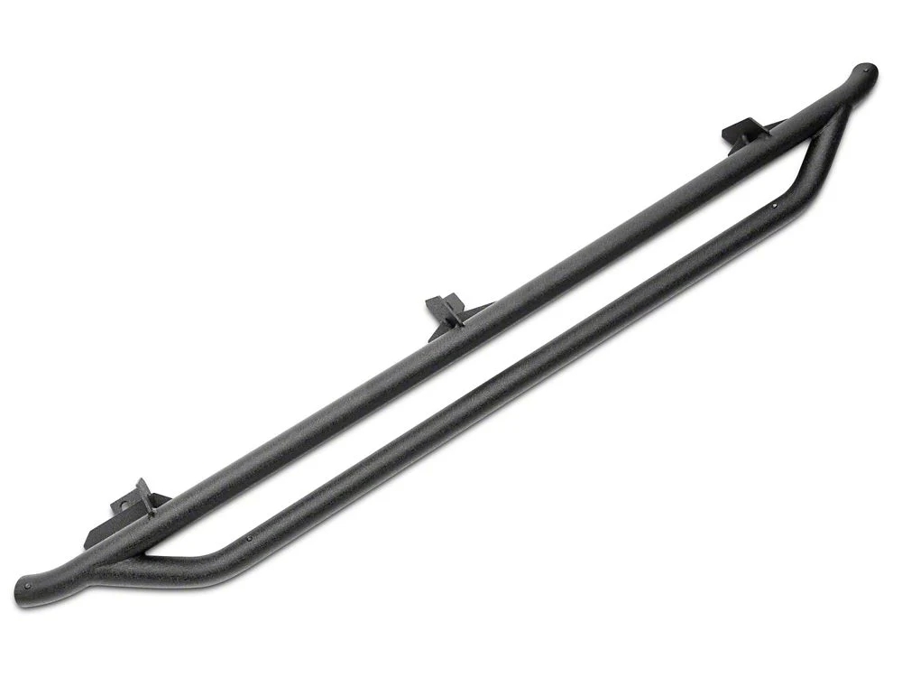 RedRock Rocker Guards; Textured Black (18-25 Jeep Wrangler JL 4-Door) - Image 8