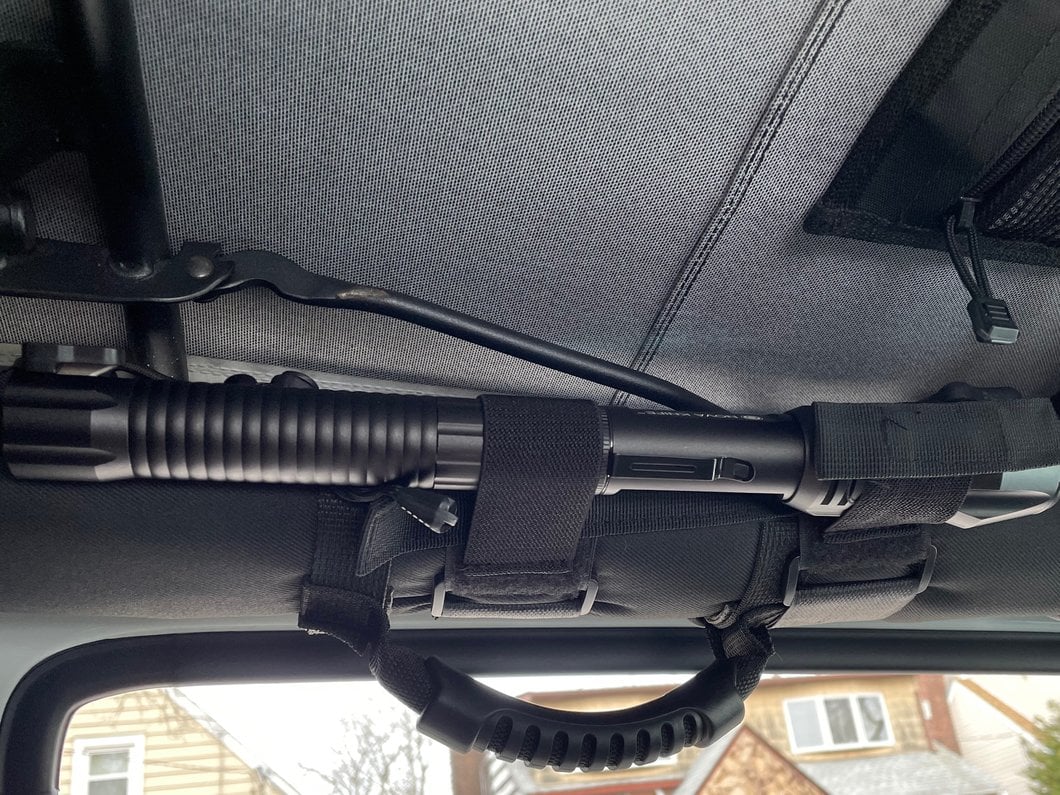 RedRock Roll Bar Mounted Flashlight Holder with LED Flashlight (97-25 Jeep Wrangler TJ, JK & JL) - Image 11