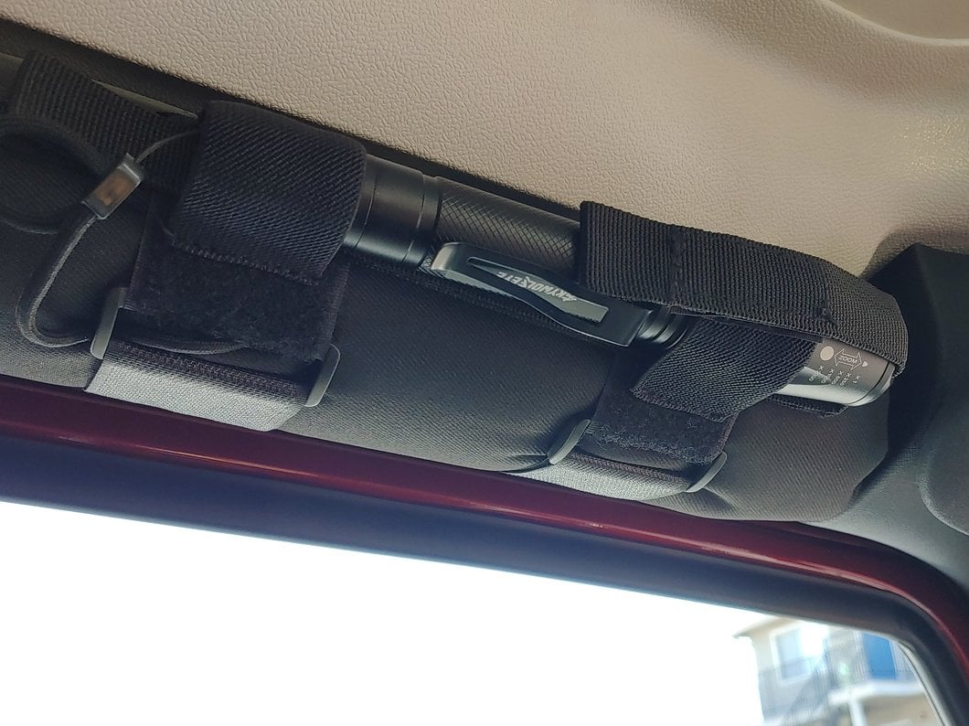 RedRock Roll Bar Mounted Flashlight Holder with LED Flashlight (97-25 Jeep Wrangler TJ, JK & JL) - Image 12