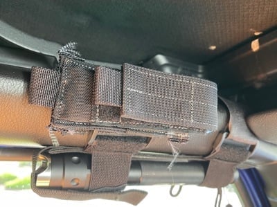 RedRock Roll Bar Mounted Flashlight Holder with LED Flashlight (97-25 Jeep Wrangler TJ, JK & JL) - Image 9