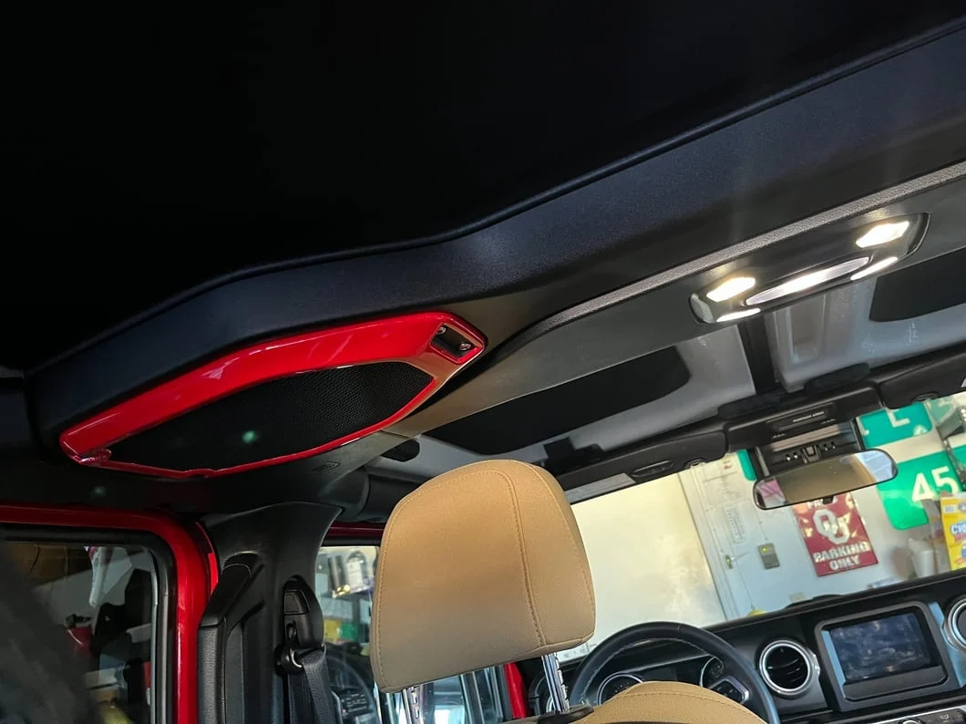 RedRock Roof Speaker Trim; Red (18-23 Jeep Wrangler JL) - Image 11