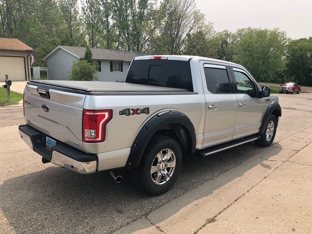 RedRock Rugged Look Body Side Moldings; Matte Black (09-20 F-150 SuperCrew) - Image 7