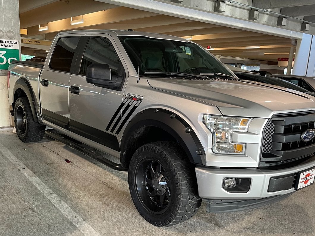 RedRock Rugged Look Body Side Moldings; Matte Black (09-20 F-150 SuperCrew) - Image 8