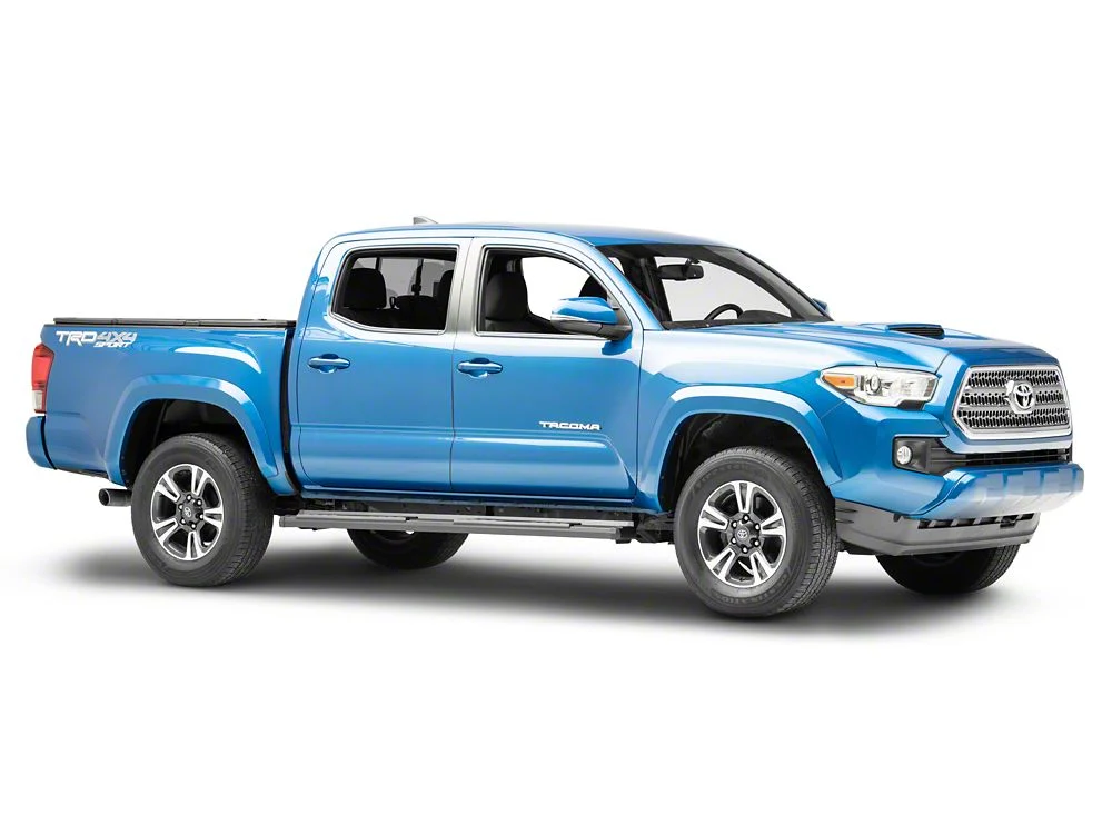 RedRock S6 Running Boards; Black (05-23 Tacoma Double Cab) - Image 4