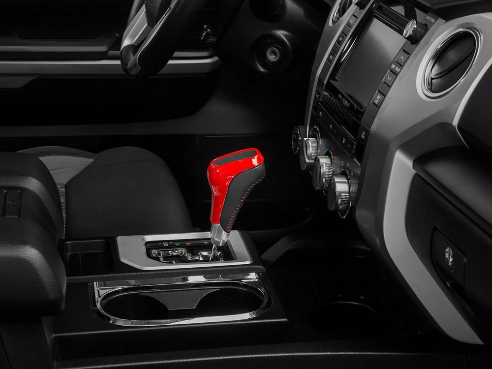 RedRock Shifter Cover Trim; Red (14-21 Tundra) - Image 4